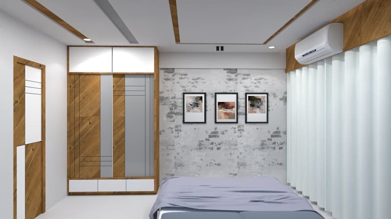 Bedroom with Wardrobe — RAB Design Studio